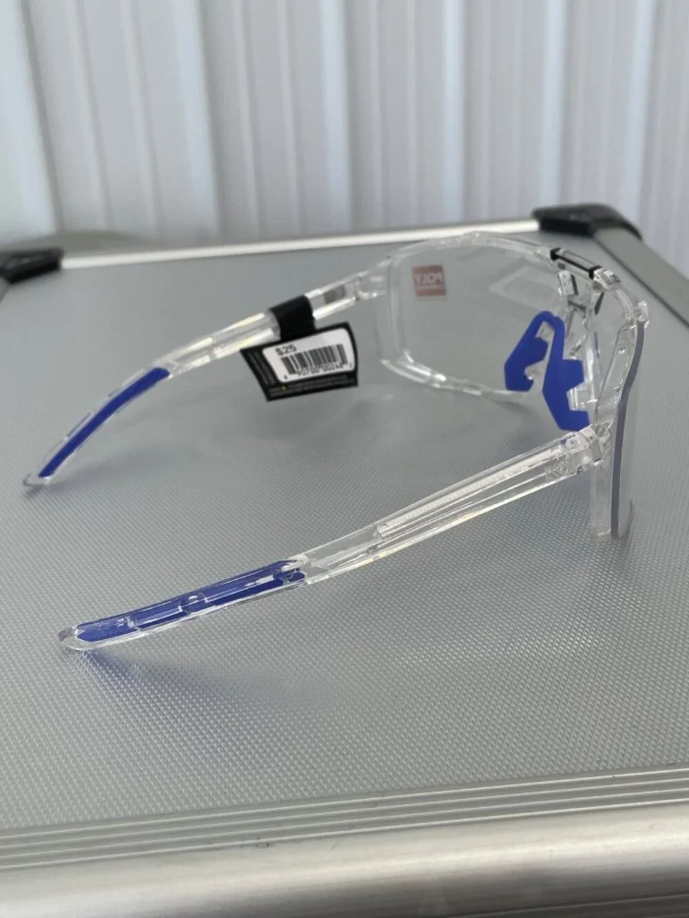 Kreedom Polycarbonate Lens Safety Glasses UV Protection Clear and Blue Frame NEW